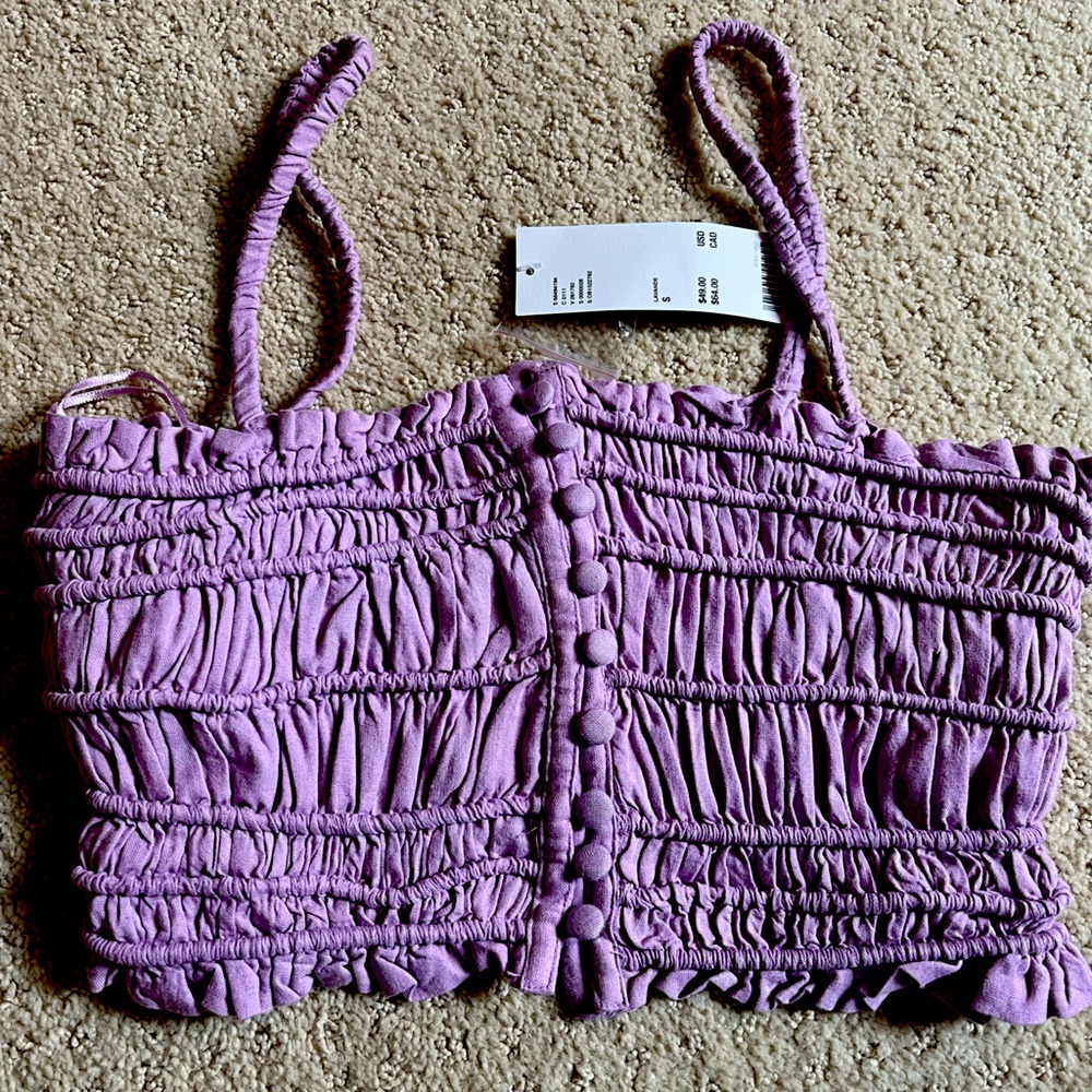 Urban Outfitters Lavender Crop Top